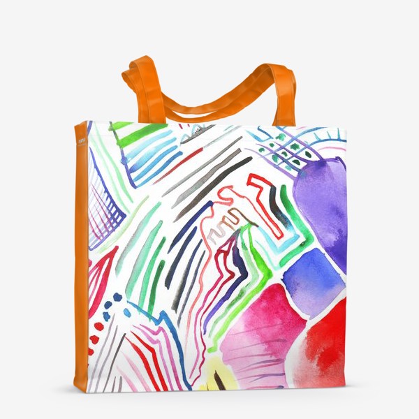 Сумка-шоппер «Цветная абстракция»