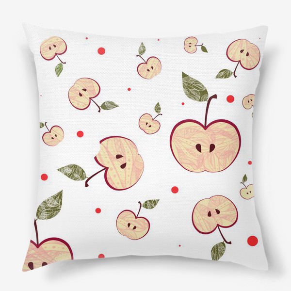 Подушка «Кружевные яблоки»