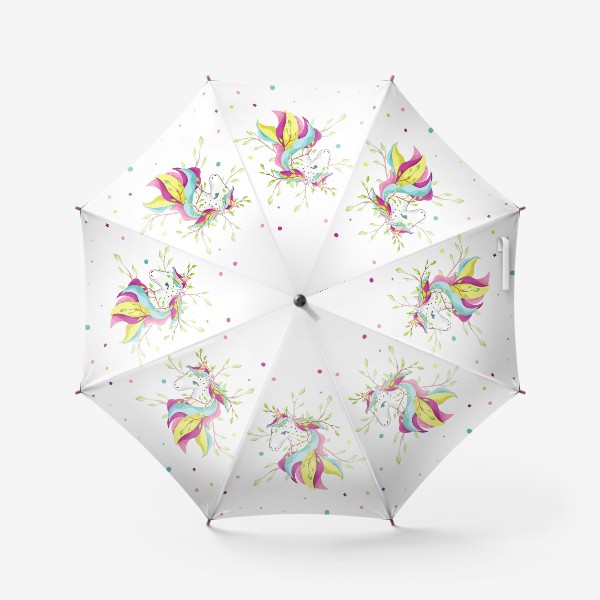 Зонт «Весенний единорог»