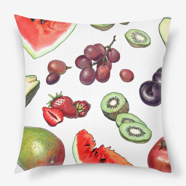 Подушка «Много фруктов»