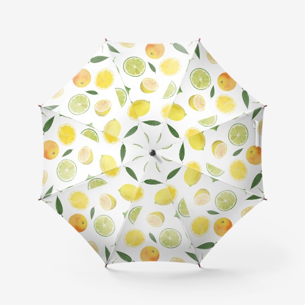Зонт «лимон + лайм + апельсин»