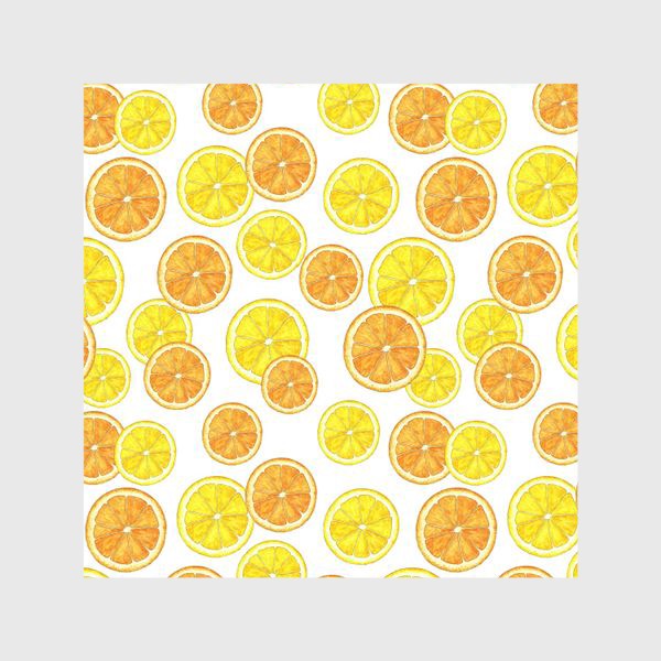 Шторы «Половинки апельсина и лимона»