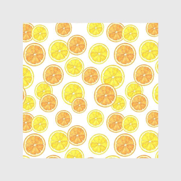 Скатерть «Половинки апельсина и лимона»
