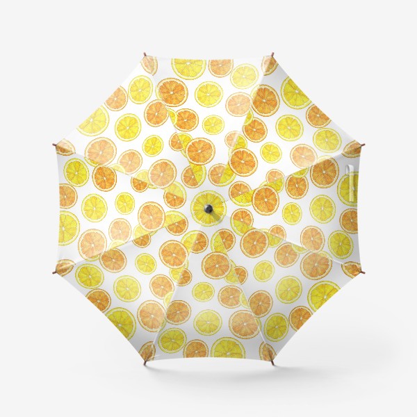Зонт «Половинки апельсина и лимона»