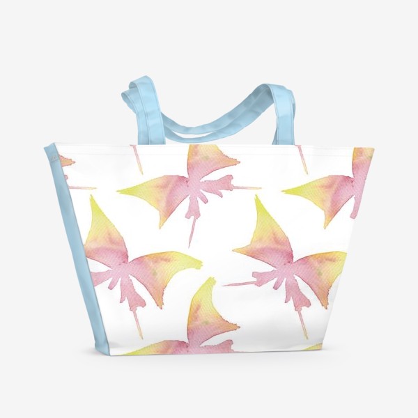 Пляжная сумка «Паттерн бабочки»