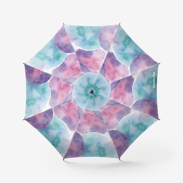 Зонт «Паттерн акварельные круги»