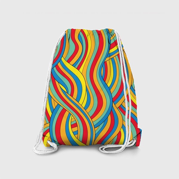 Рюкзак «цветные волны»