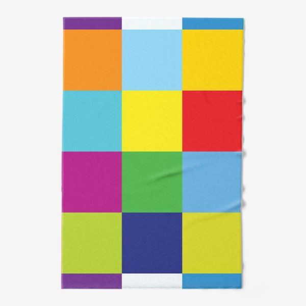 Полотенце «цветные квадраты»