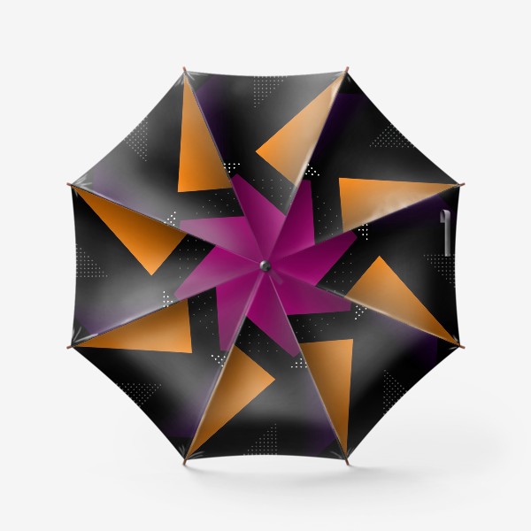 Зонт &laquo;Цветные треугольники&raquo;