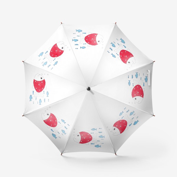 Зонт «Красная рыбка»