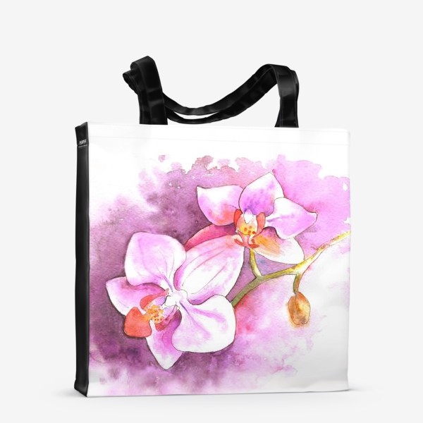Сумка-шоппер «Тропические цветы орхидея»