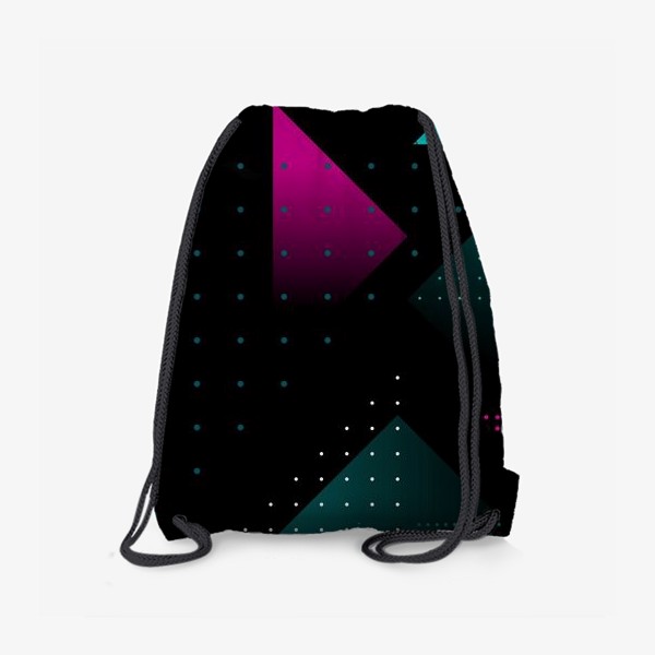 Рюкзак «Цветные треугольники и точки»