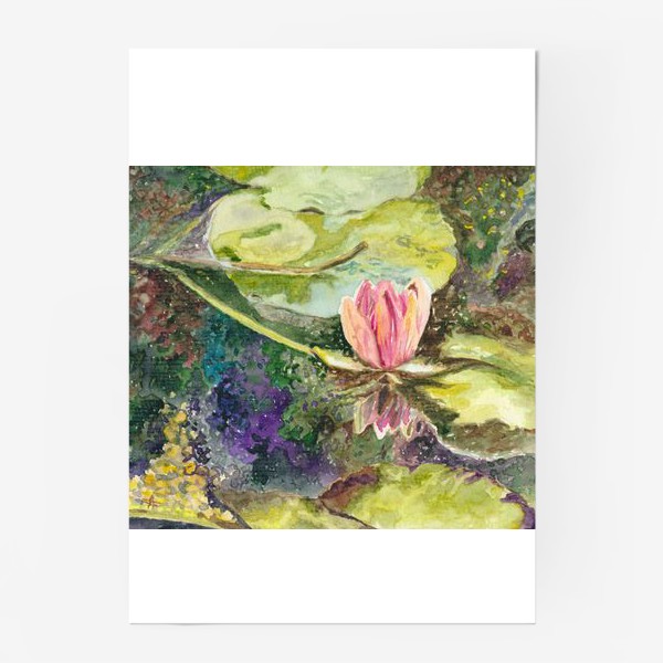 Постер «Цветочная серия, Кувшинка »