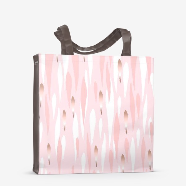 Сумка-шоппер «Абстрактный фон в розовых тонах.»