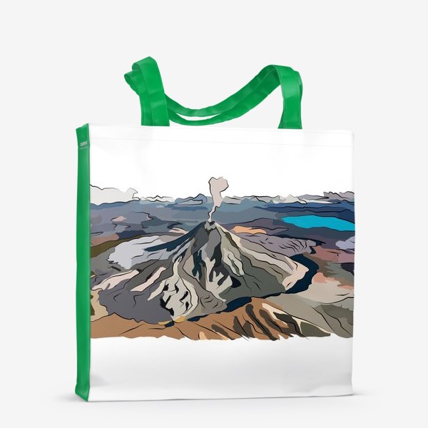 Сумка-шоппер «Вулкан на Камчатке»