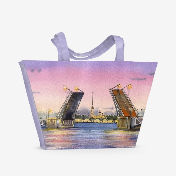 Пляжная сумка «Разводные мосты»