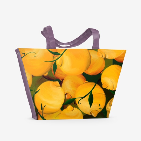 Пляжная сумка «Fresh lemon»