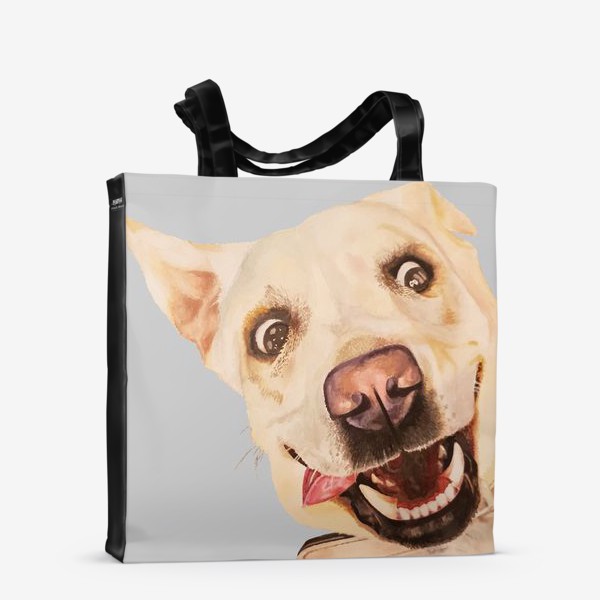 Сумка-шоппер «Жизнерадостная собака»