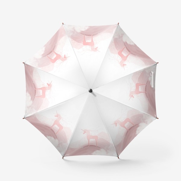 Зонт &laquo;Розовый единорог&raquo;