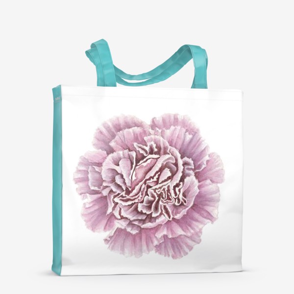 Сумка-шоппер «Розовая гвоздика цветок Carnation»