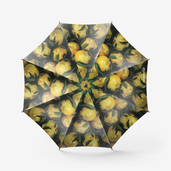 Зонт «лимоны яркие»