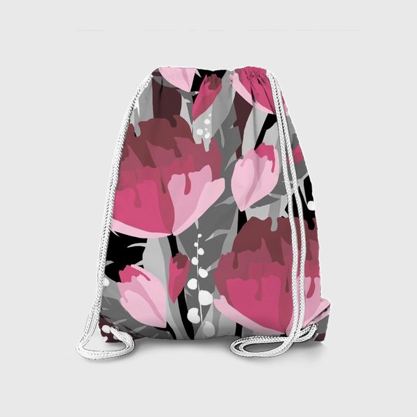 Рюкзак «Розовые цветы »