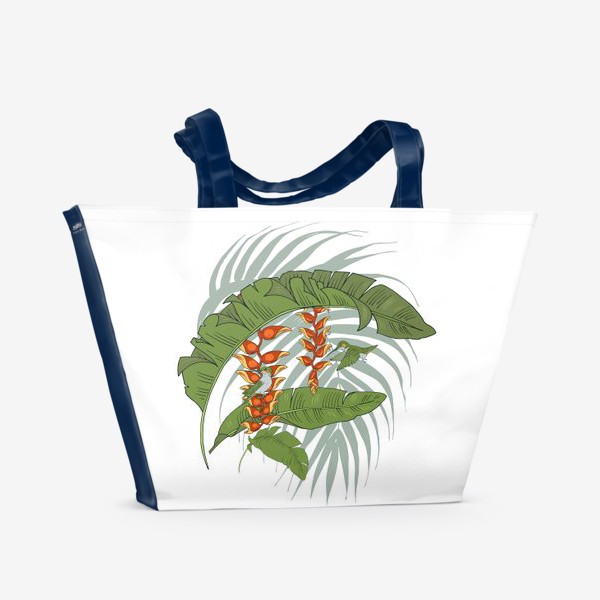 Пляжная сумка «колибри»