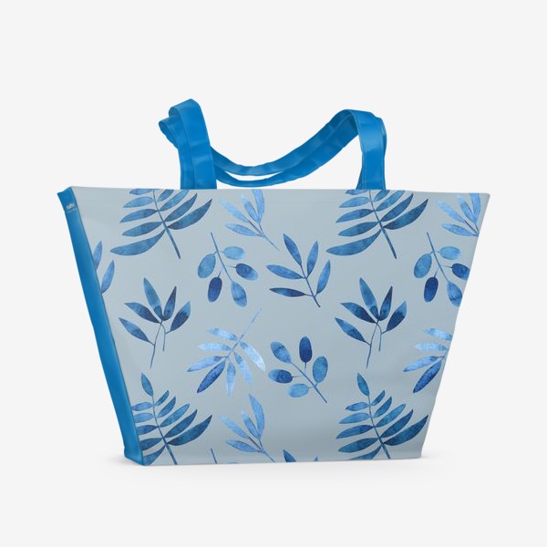 Пляжная сумка «Растительный узор»