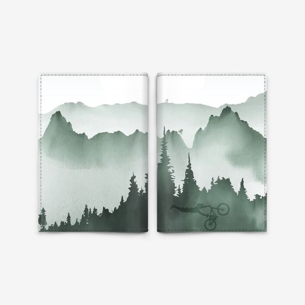 Обложка для паспорта «Mountains»