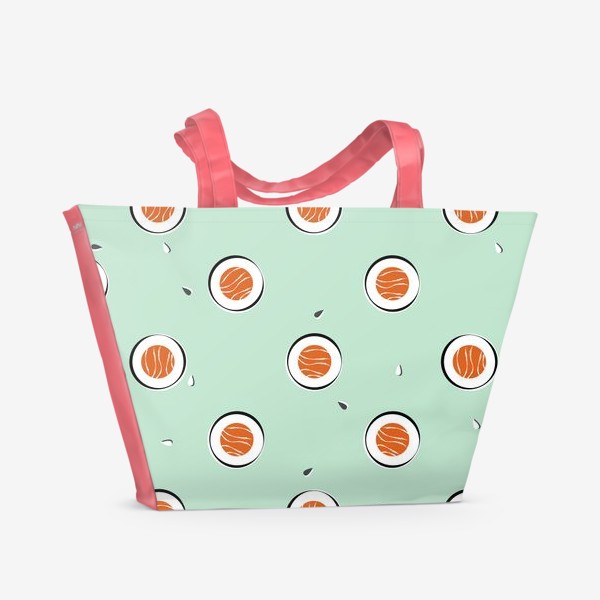 Пляжная сумка «sushi pattern»