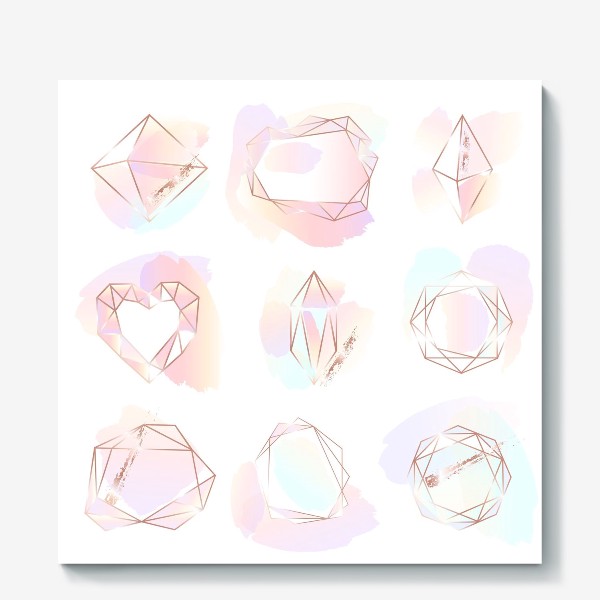 Холст «Волшебные кристаллы»