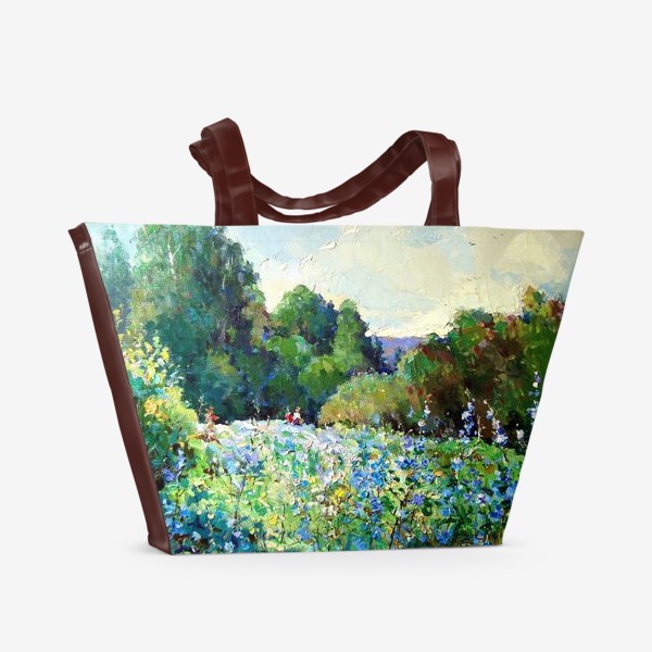 Пляжная сумка «Цветущий луг»