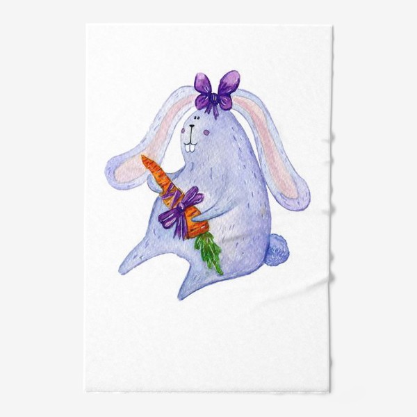 Полотенце «Зайчик с морковочкой»