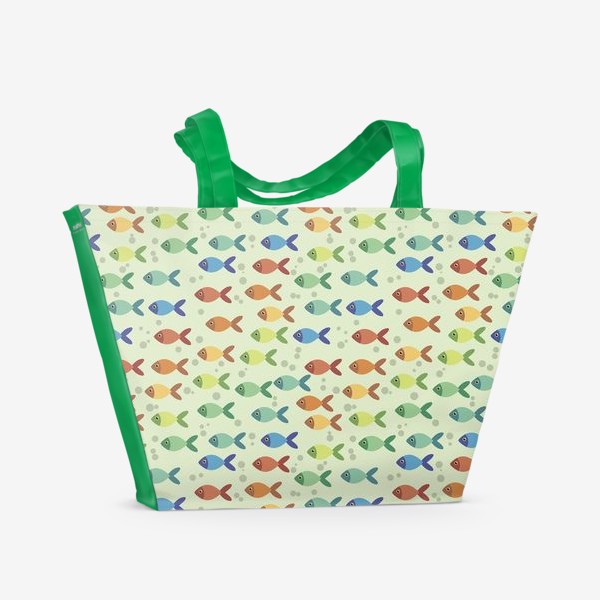 Пляжная сумка «Радужные рыбки»