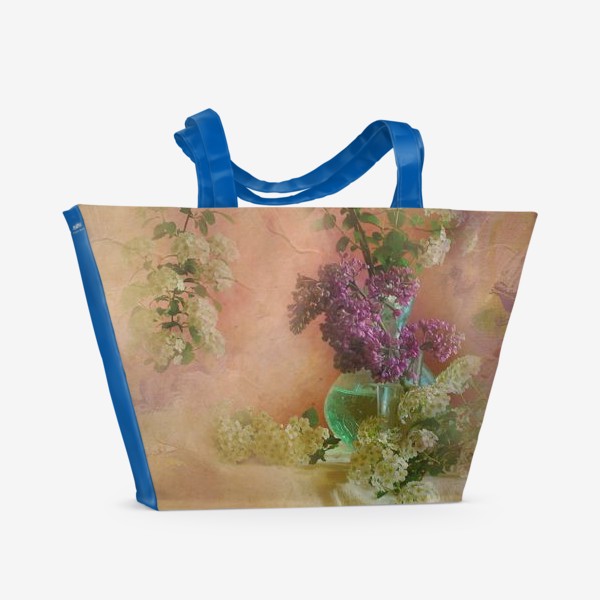 Пляжная сумка &laquo;Весенний натюрморт с цветами&raquo;