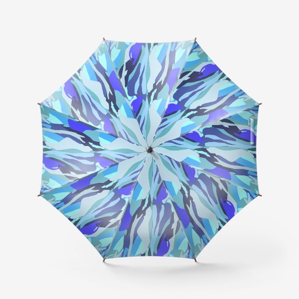 Зонт «Абстрактный рисунок в синих тонах»