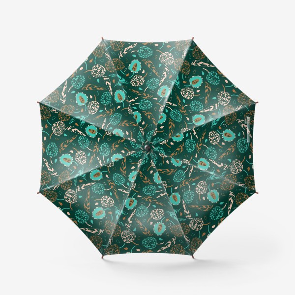 Зонт «Нежные ягоды и листья»