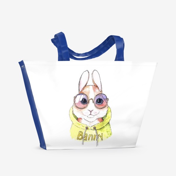 Пляжная сумка &laquo;Кролик в солнечных очках&raquo;