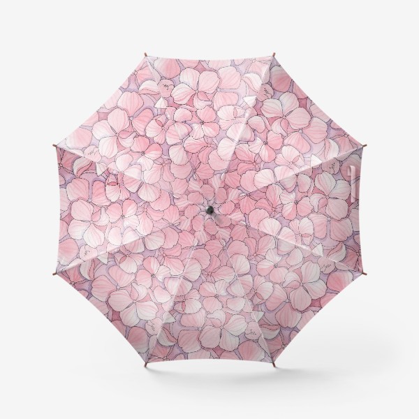 Зонт «Цветки гортензии»