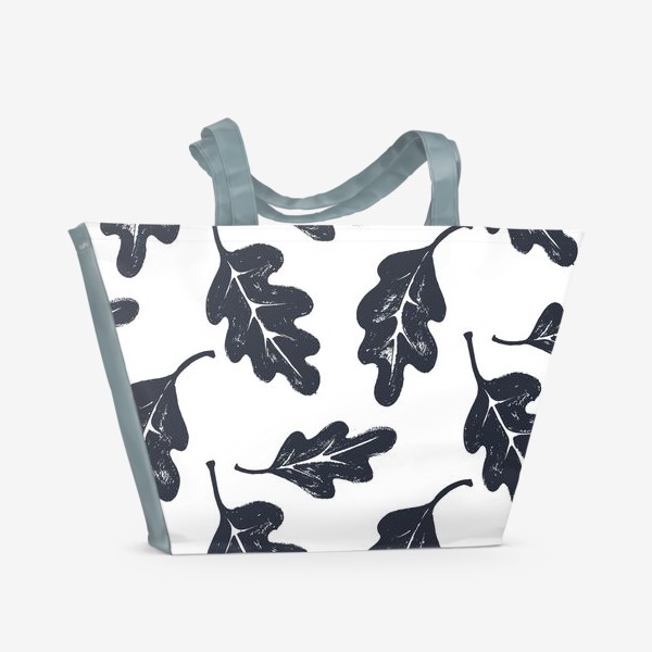 Пляжная сумка &laquo;Узор из дубовых листьев&raquo;