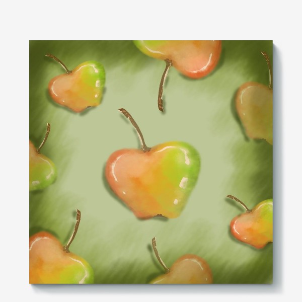 Холст «Карамельные яблочки »