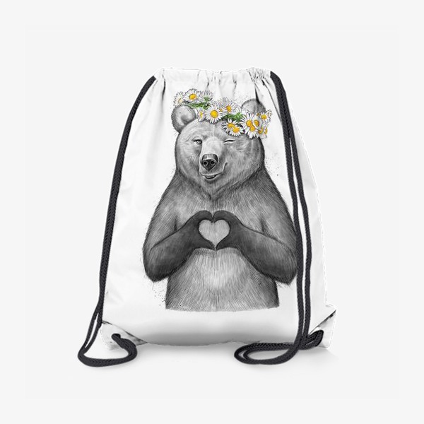 Рюкзак «Медведица с сердцем»