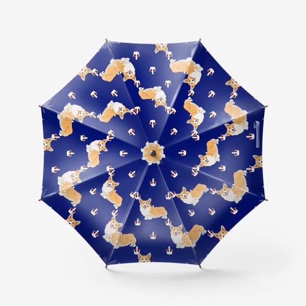 Зонт «Королевские корги»
