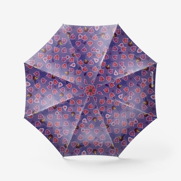 Зонт «Веселый фиолетовый инжир!»