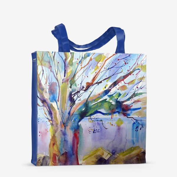 Сумка-шоппер «Цветное дерево»
