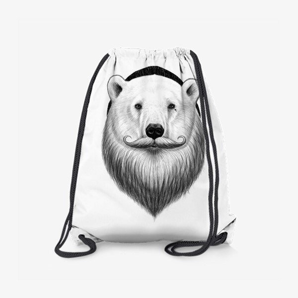 Рюкзак «Полярный Медведь хипстер»