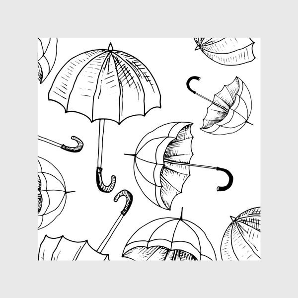 Шторы «Паттерн зонтики»