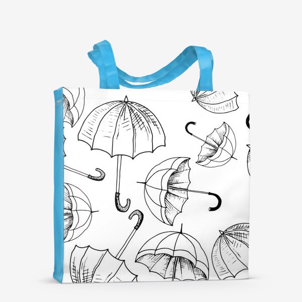 Сумка-шоппер «Паттерн зонтики»