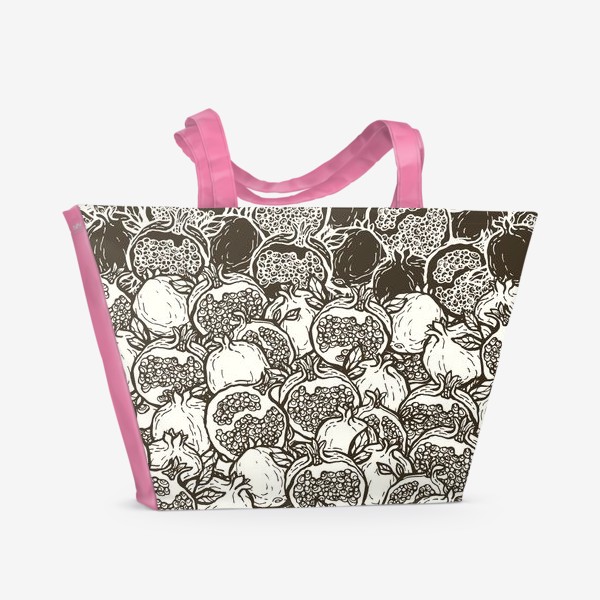 Пляжная сумка «Graphic pomegranates»