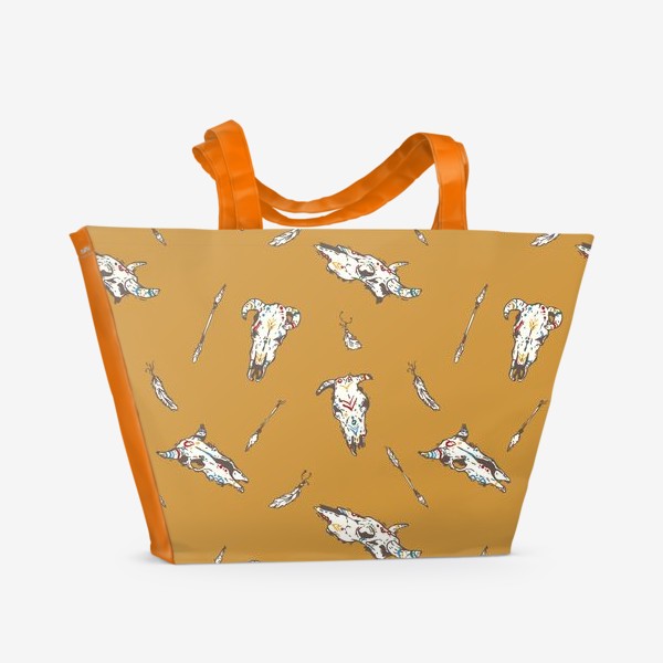 Пляжная сумка «CowSculls»